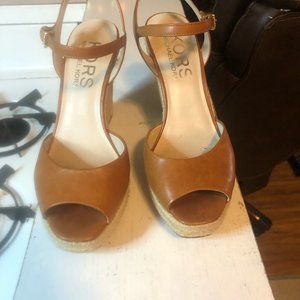 MICHAEL Michael Kors Jill Leather Wedge